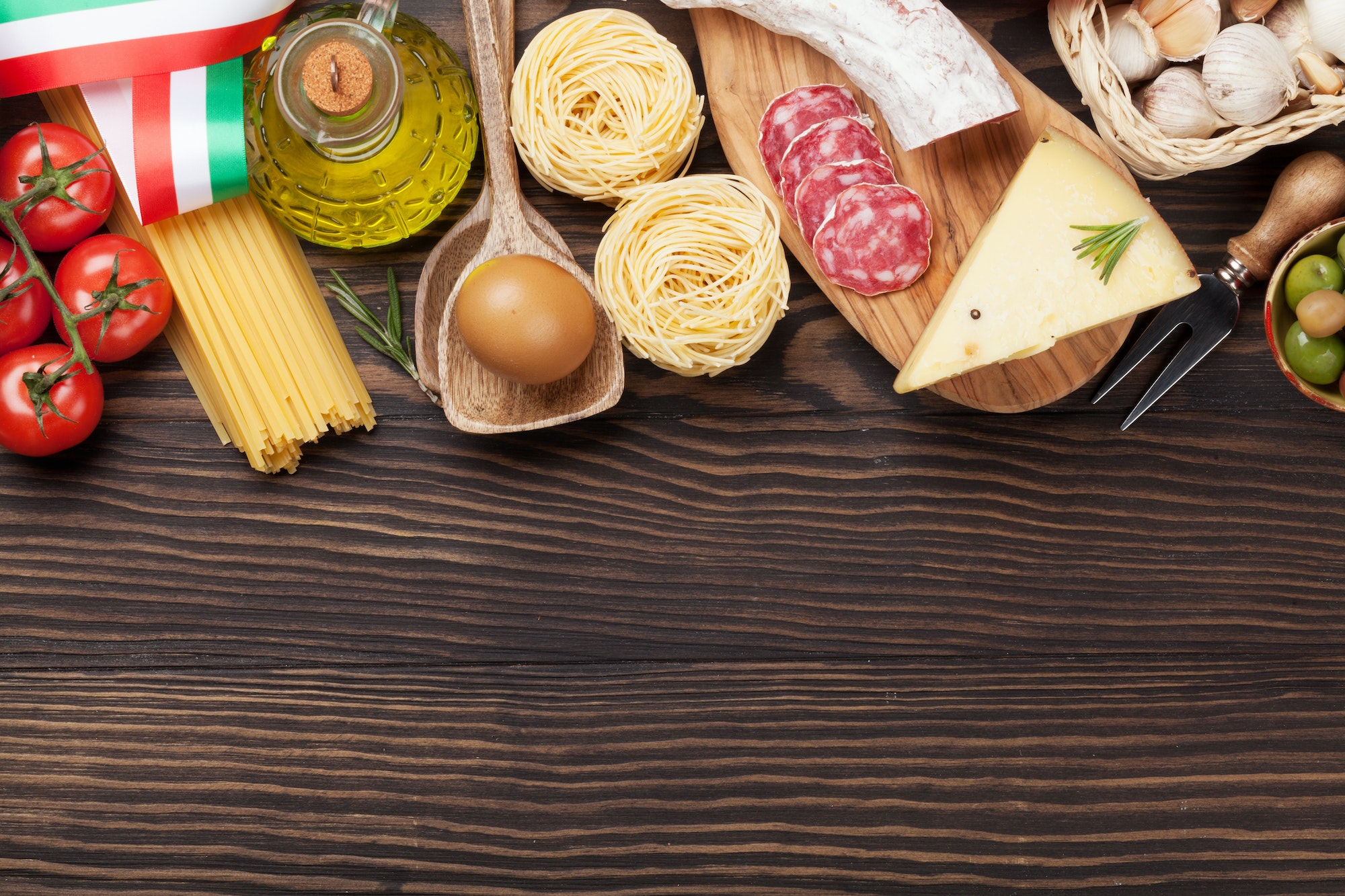 Italian cuisine food ingredients